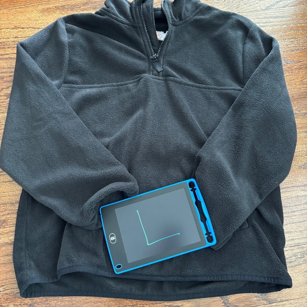 Boys Fleece Quarter Zip Size Large